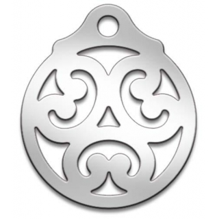 Оберег славянский  Свентовит, медсталь, 27 мм