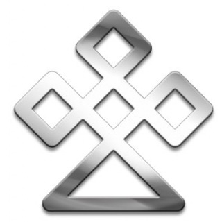 Оберег Славянский Берегиня, медсталь, 27 мм