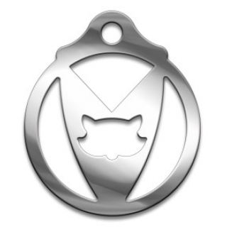 Оберег Славянский Люб, медсталь, 27мм