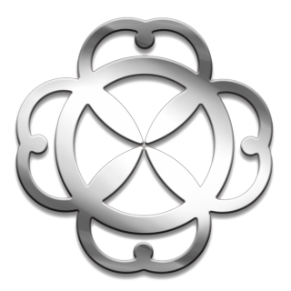 Оберег Славянский Хорс, медсталь, 27 мм