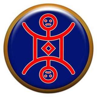 Оберег-наклейка  славянская объемная №70 Домовой