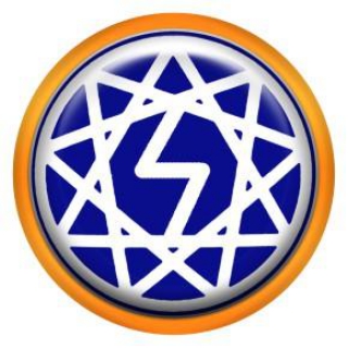 Оберег-наклейка  славянская объемная №90 Перуница, 24мм