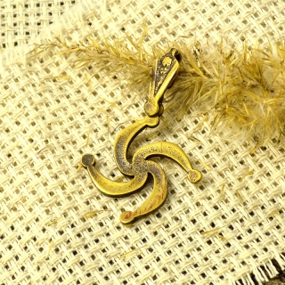 Оберег "Символ Рода", 2,3 см, бронза  