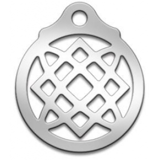 Оберег Славянский Звезда Руси  медсталь, 27 мм