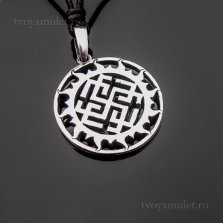 Оберег Славянский Родмич, олово, 30 мм