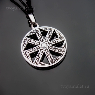 Оберег Славянский Колядник, олово, 30 мм