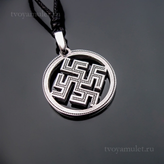 Оберег Славянский Цвет папоротника, олово, 30 мм