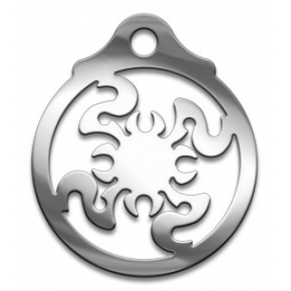 Оберег Славянский Коловрат четырехлучевой, медсталь, 27 мм