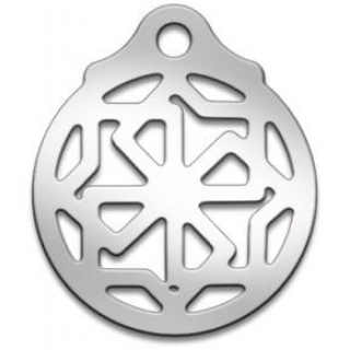 Оберег Славянский Колохорт/Молвинец, медсталь, 27 мм