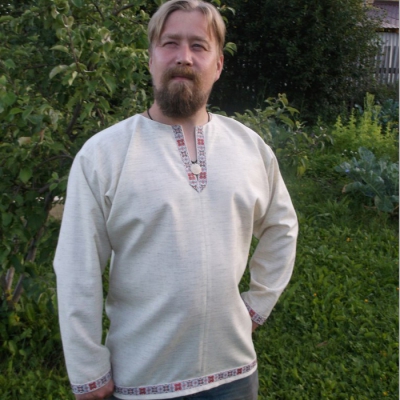 Рубаха славянская мужская «Лучник» 