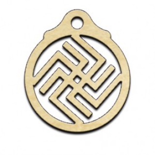 Оберег славянский "Небесный вепрь/Дуния", клен