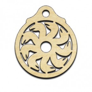 Оберег славянский "Змеевик", клен